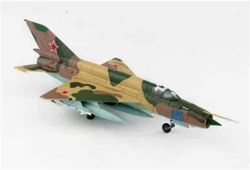Hobby Master MIG-21MT Blue 15 Dolgoye Ledovo Russia 1970s 1/72 DIECAST Aircraft Pre-builded Model