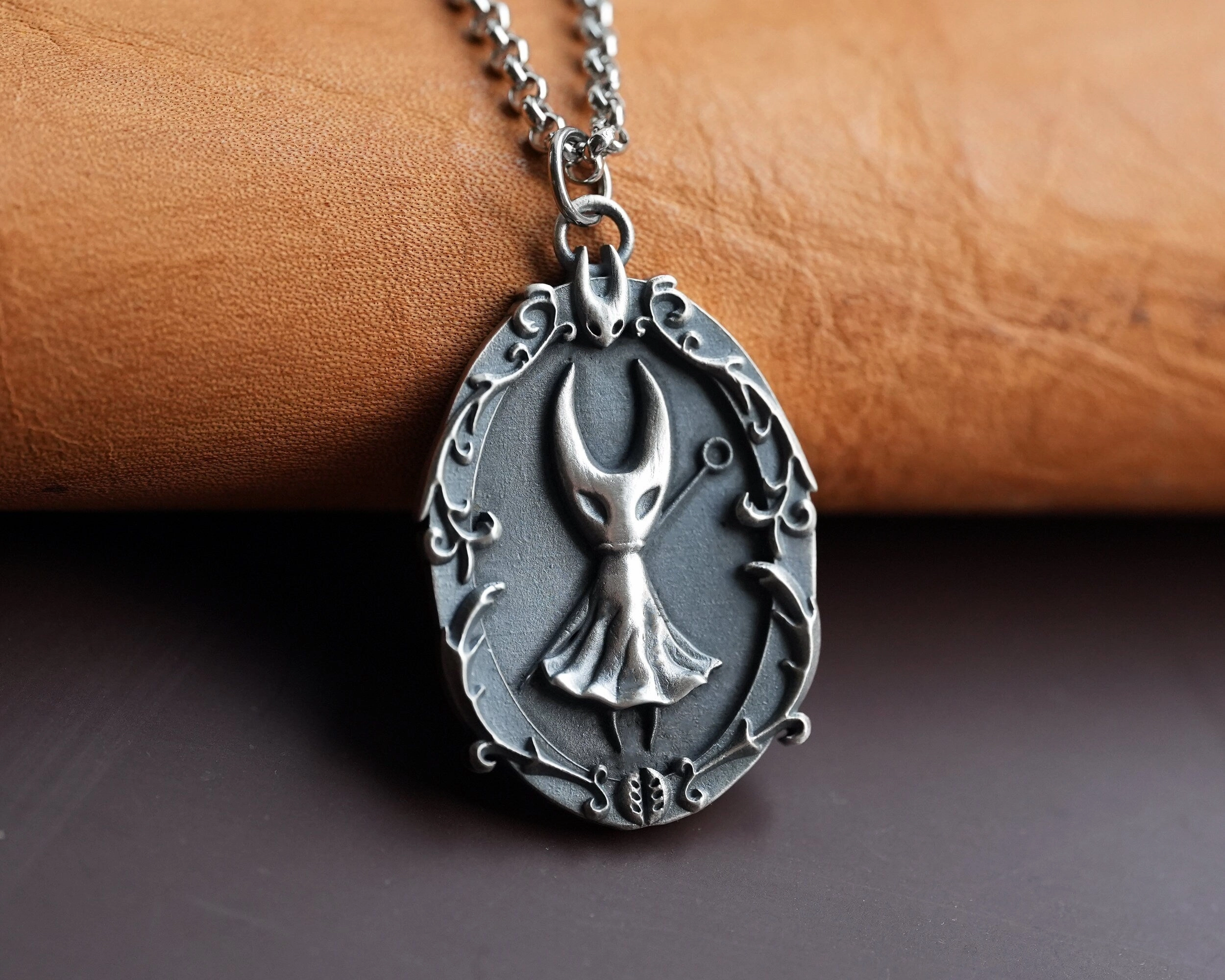 Hollow Knight Silksong Needle Pendant Necklace Charm Jewelry Charm