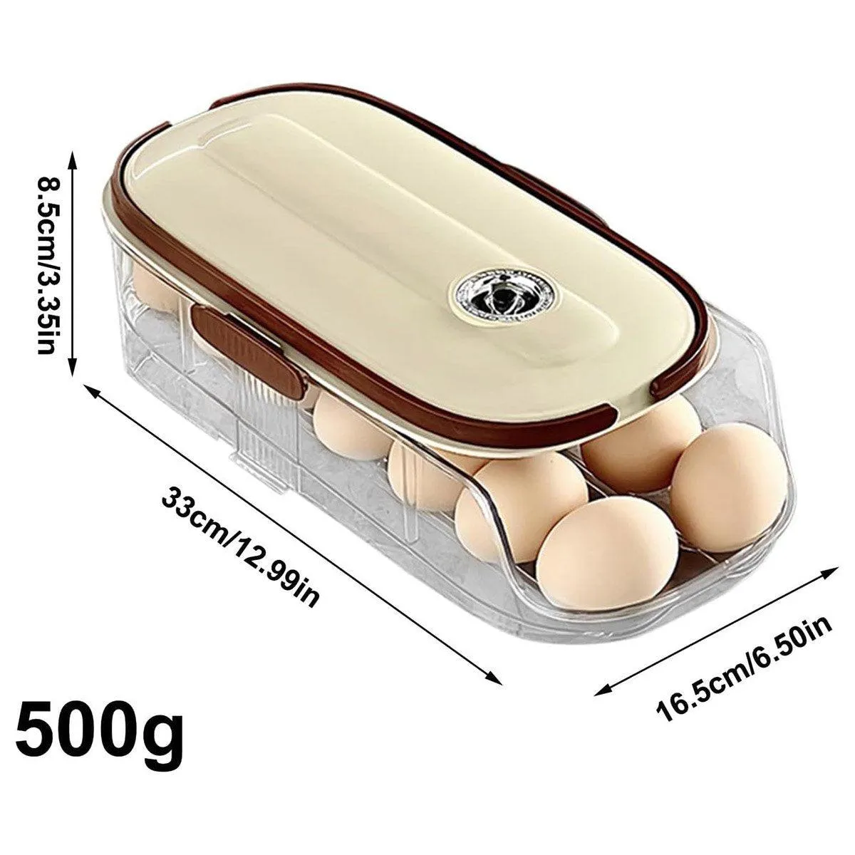 Home Egg Carton Kitchen Storage Organizer for Handheld Egg Holding and Display