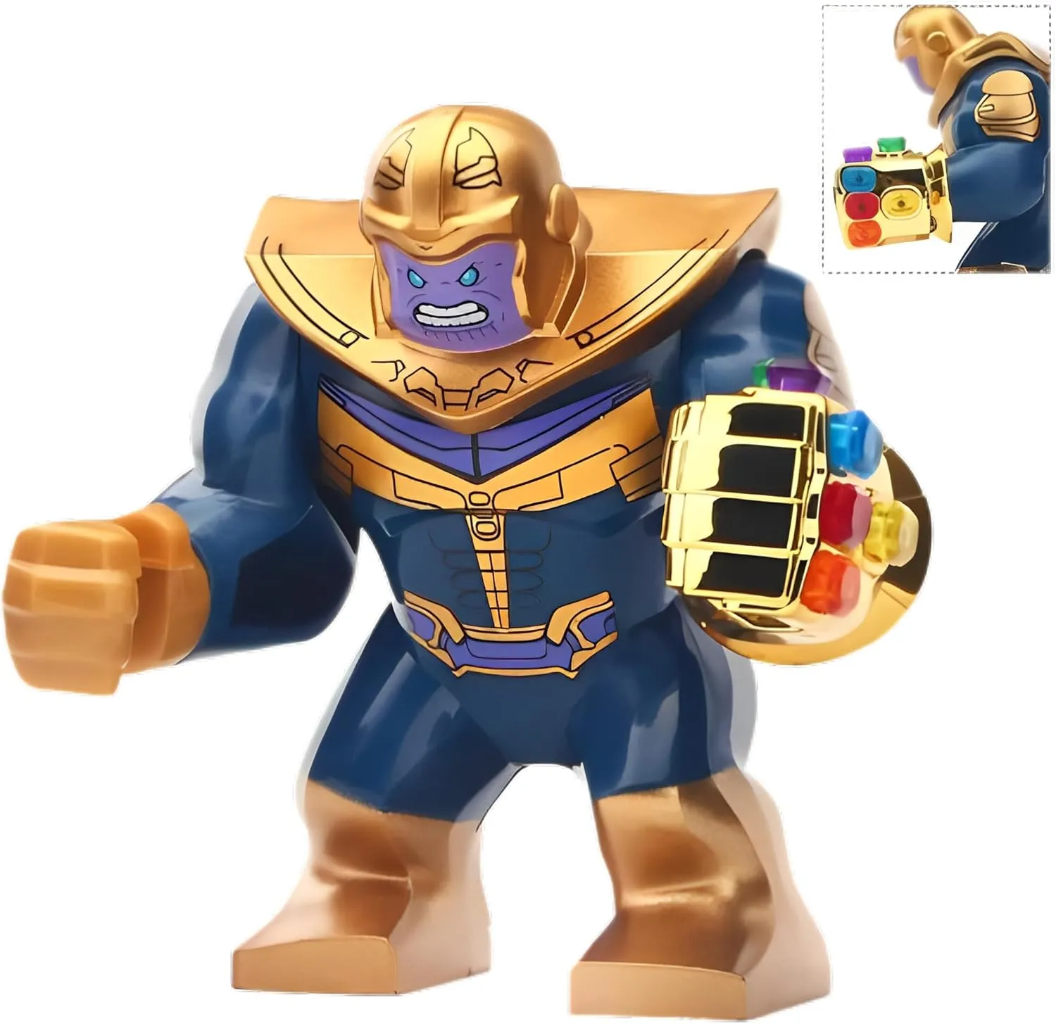 HuIk vs thano s Large Action Figure Toy Set - 2pcs | Compatible with Major Building Block Brands | Great Gift for Kids Toddler Preschool | 3 Inches Tall