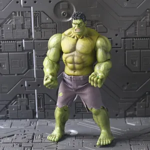 Hulk Hulk Figure, Marvel Soft Vinyl Figure, PVC Toy Statue, Doll Model, Cartoon Surroundings Two-Dimensional Figurines Present, Nime Character, Decoration, Model, Children's Figure, Avengers Super