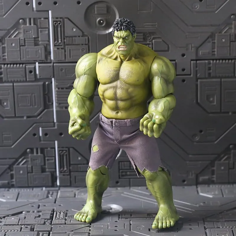 Hulk Hulk Figure, Marvel Soft Vinyl Figure, PVC Toy Statue, Doll Model, Cartoon Surroundings Two-Dimensional Figurines Present, Nime Character, Decoration, Model, Children's Figure, Avengers Super