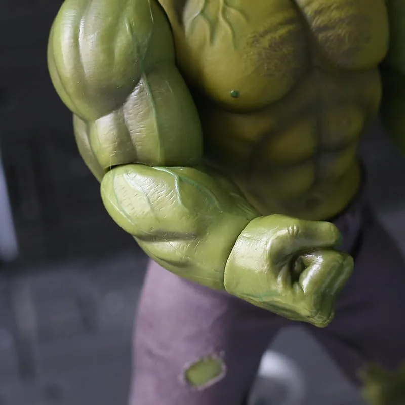 Hulk Hulk Figure, Marvel Soft Vinyl Figure, PVC Toy Statue, Doll Model, Cartoon Surroundings Two-Dimensional Figurines Present, Nime Character, Decoration, Model, Children's Figure, Avengers Super