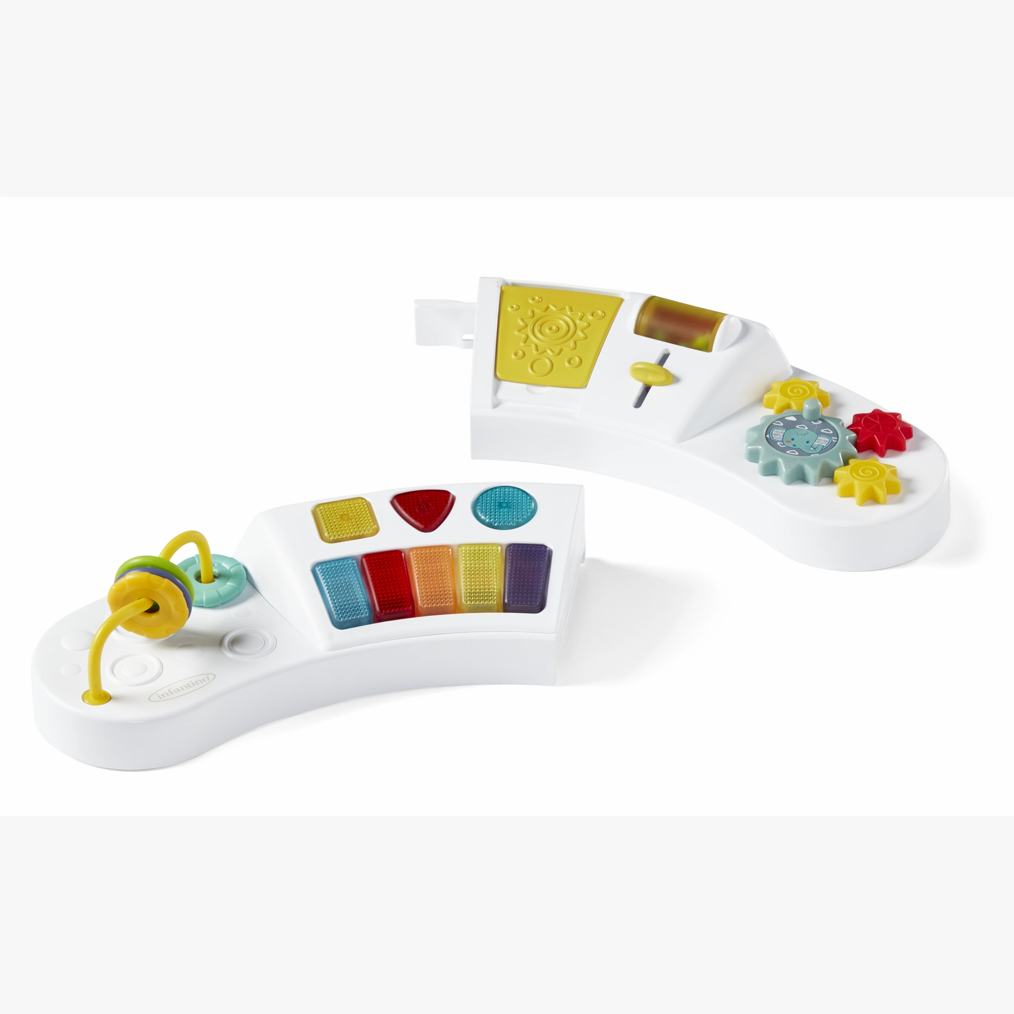 Infantino- Music&Lights 3-In-1 Discovery Seat&Booster-Handle-Multicolor