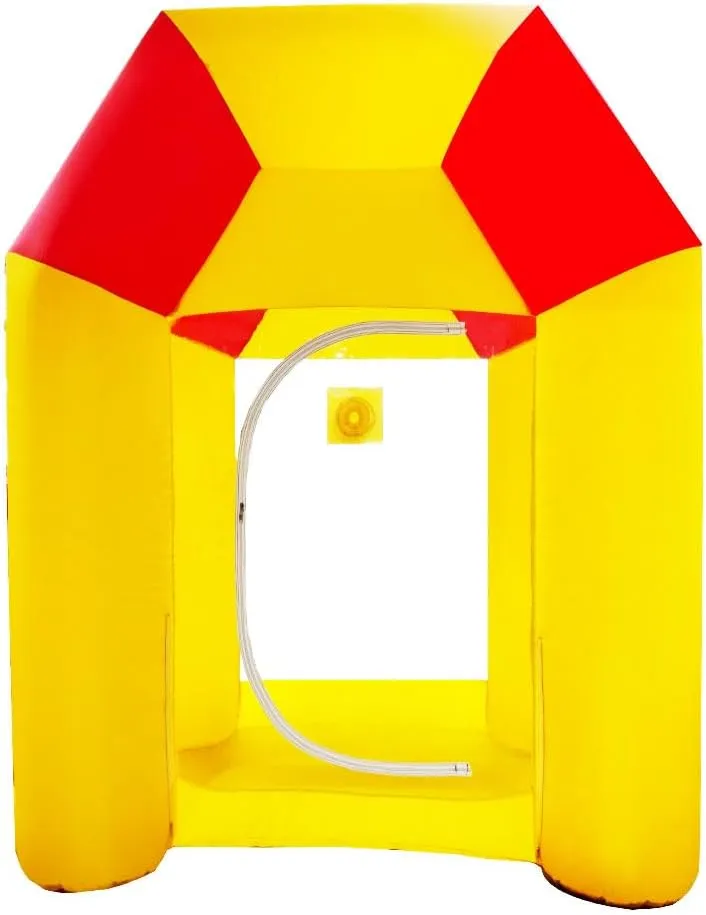 Inflatable Cash Cube Booth with 3 pcs Blower Inflatable Cube Cash Grab Machine Inflatable Three-Dimensional Money Grab Booth Machine Fast Inflatable Cash Grab Game Activity