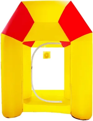 Inflatable Cash Cube Booth with 3 pcs Blower Inflatable Cube Cash Grab Machine Inflatable Three-Dimensional Money Grab Booth Machine Fast Inflatable Cash Grab Game Activity