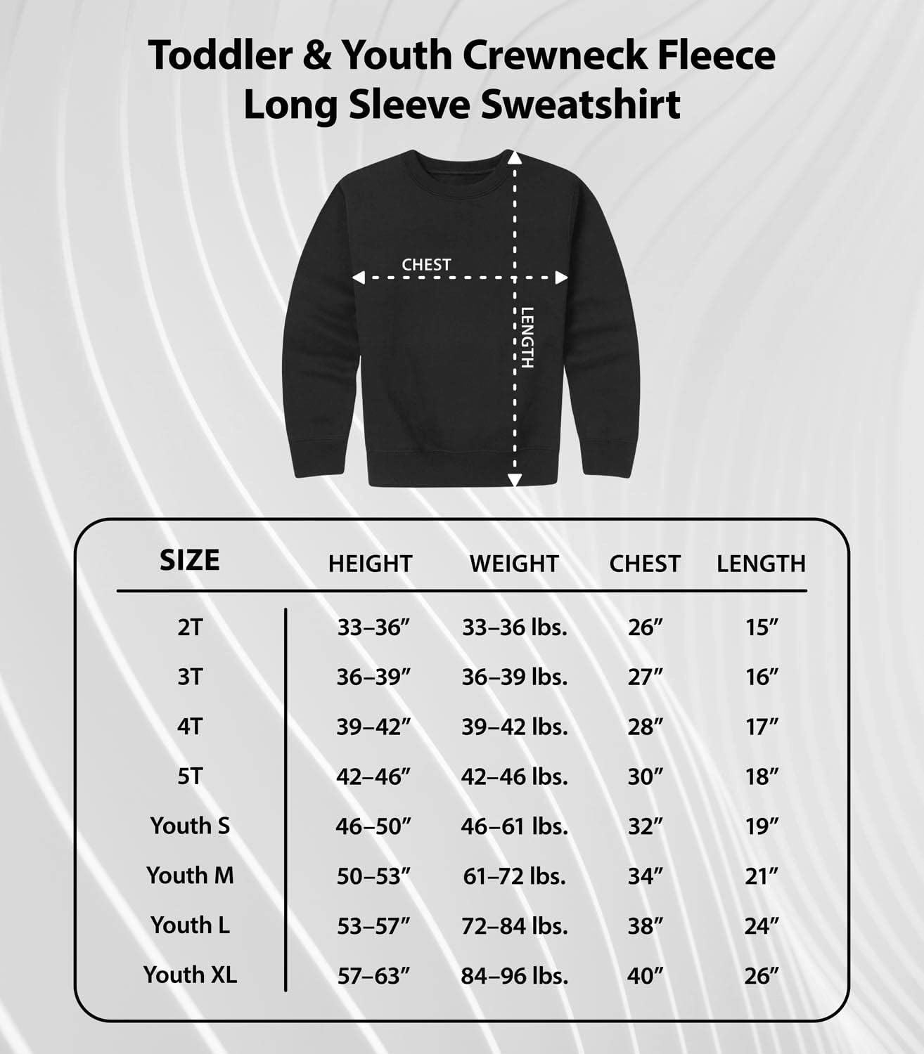 Instant Message - Robot Sketch - Toddler and Youth Crewneck Fleece Sweatshirt