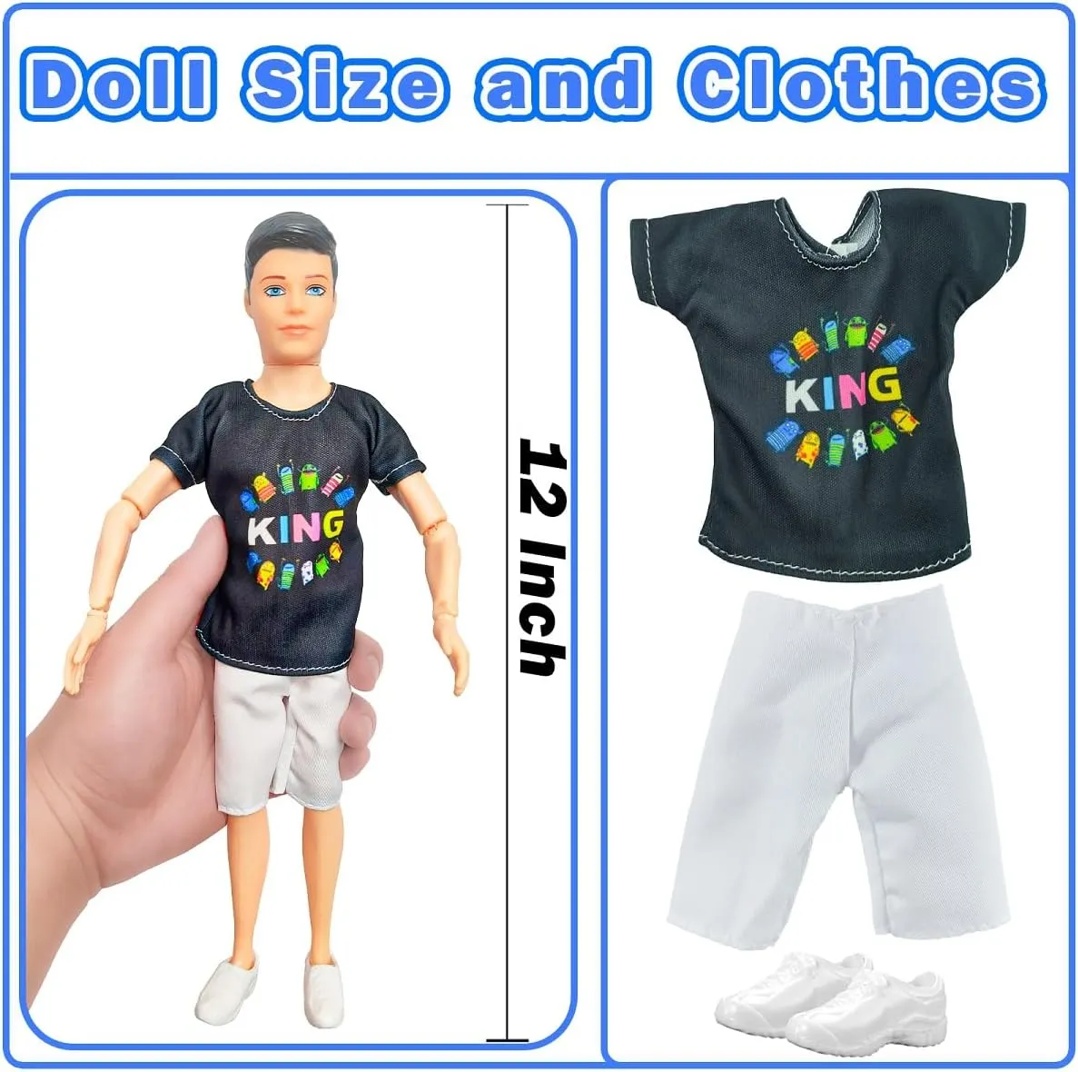 Interactive Family Toy Fun Action Figures Set, Imaginative Educational Family Doll Play, for Kids 3 (Editions D)