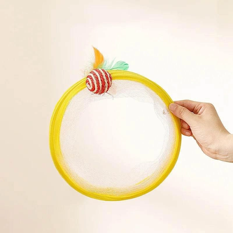 Interactive Cat Tunnel Toy - Foldable Play Tunnel for Cats