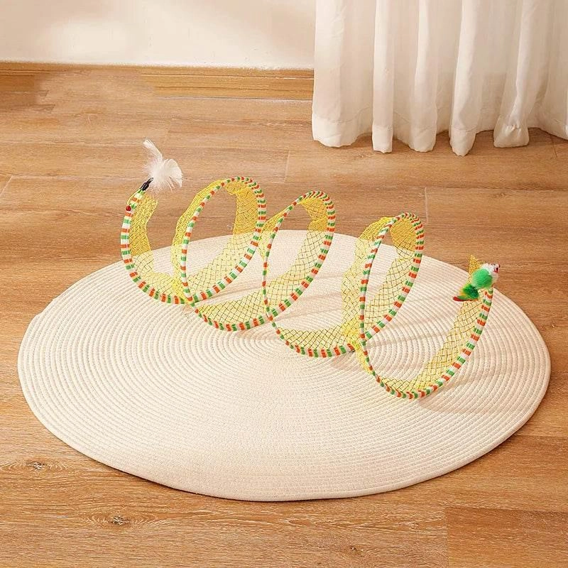 Interactive Cat Tunnel Toy - Foldable Play Tunnel for Cats
