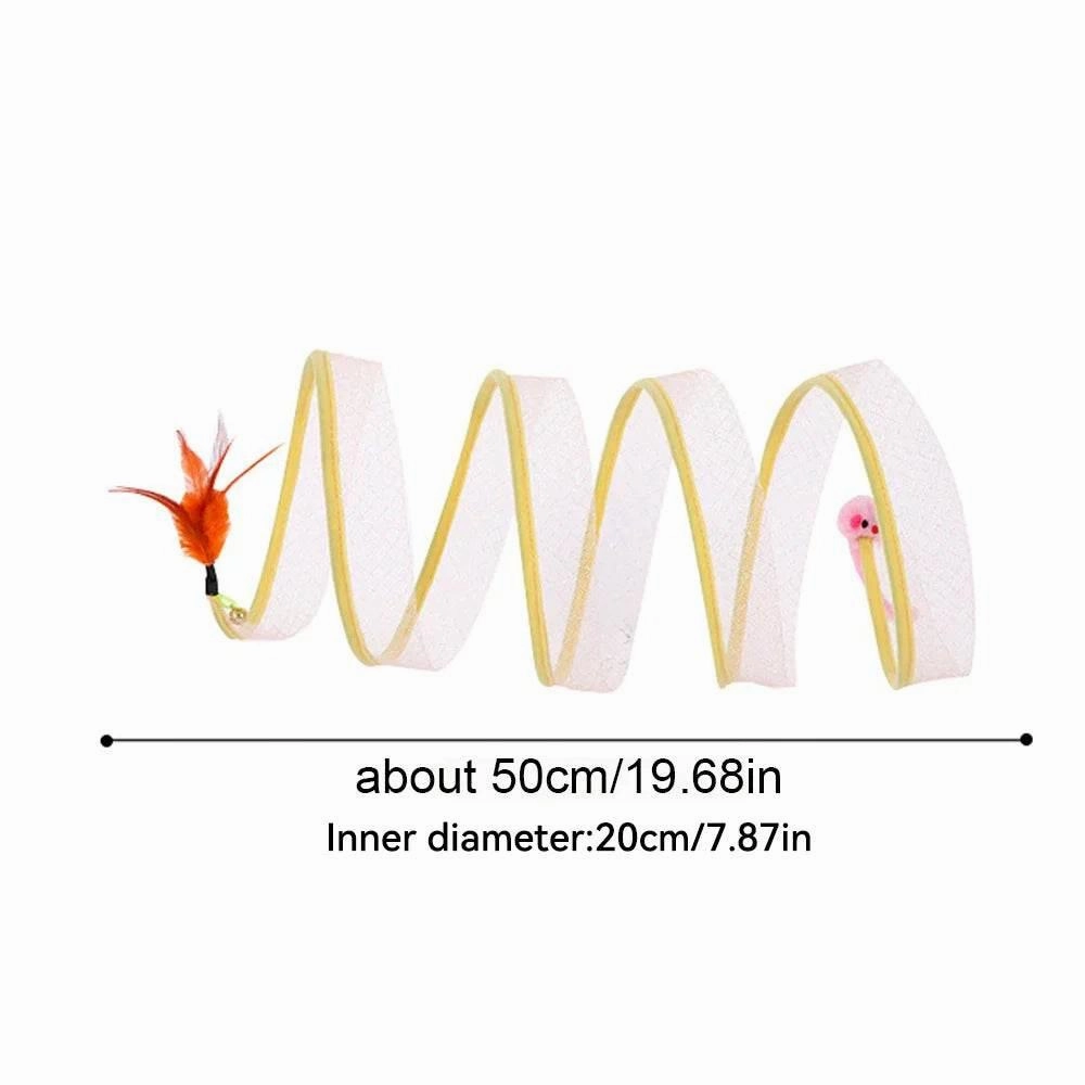 Interactive Cat Tunnel Toy - Foldable Play Tunnel for Cats