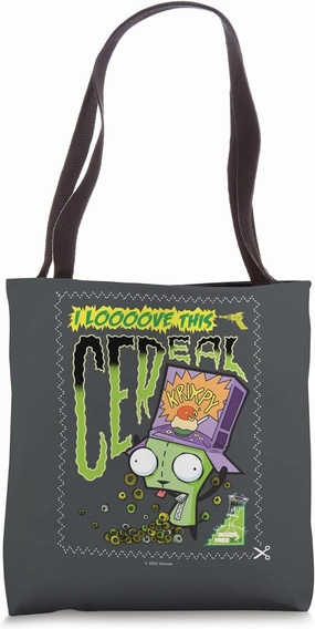 Invader Zim Gir's Krixpy Cereal Tote Bag