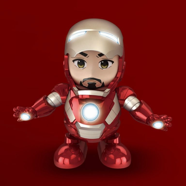 Iron Man Dancing Light Robot