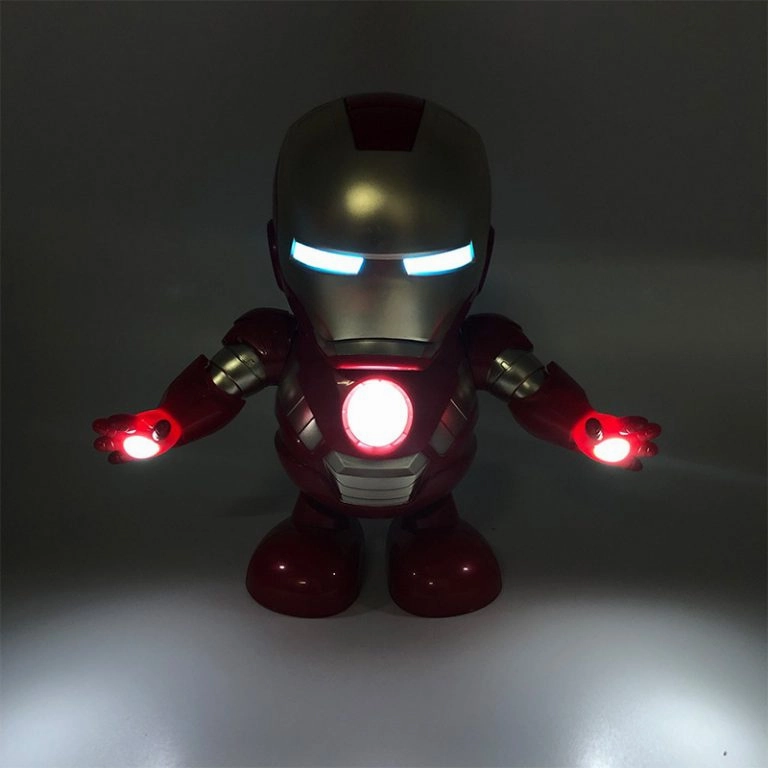 Iron Man Dancing Light Robot