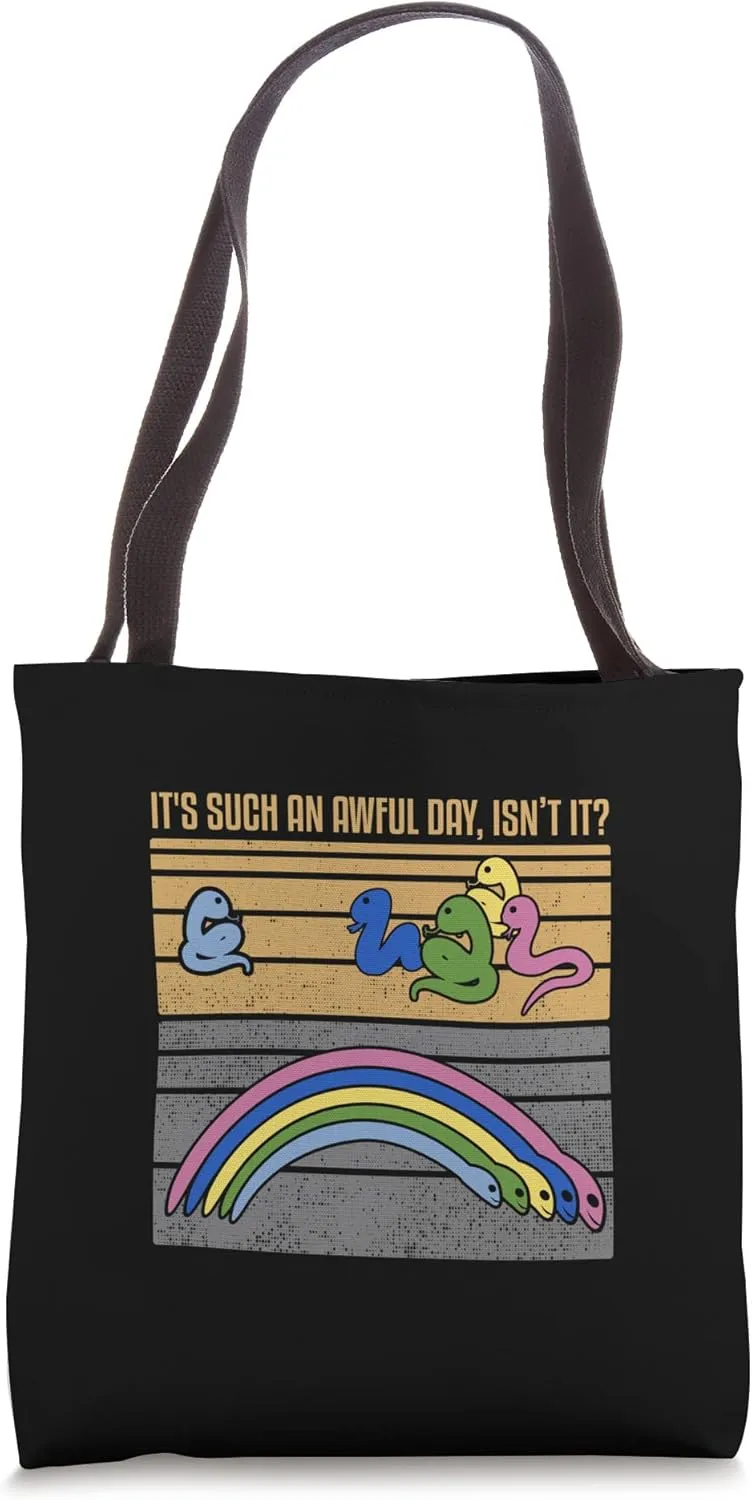 It's Such An Awful Day Isn't It Animal Snake Tote Bag