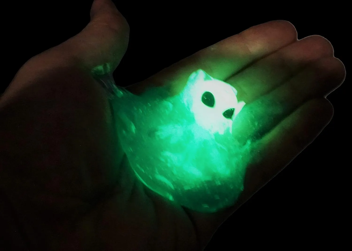 JA-RU Inflatable Glow in The Dark Slime for Kids with Alien Figure (6 Alien Egg Slime) Slime Kit for Boys and Girls. Sensory Stress Relief Toys. Bulk Mini Slime Party Favors. 5426-6s