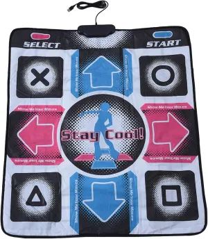 Jadeshay USB Dance Mat for PC, Non-Slip High Sensitivity Step Pad for Interactive Dancing Games