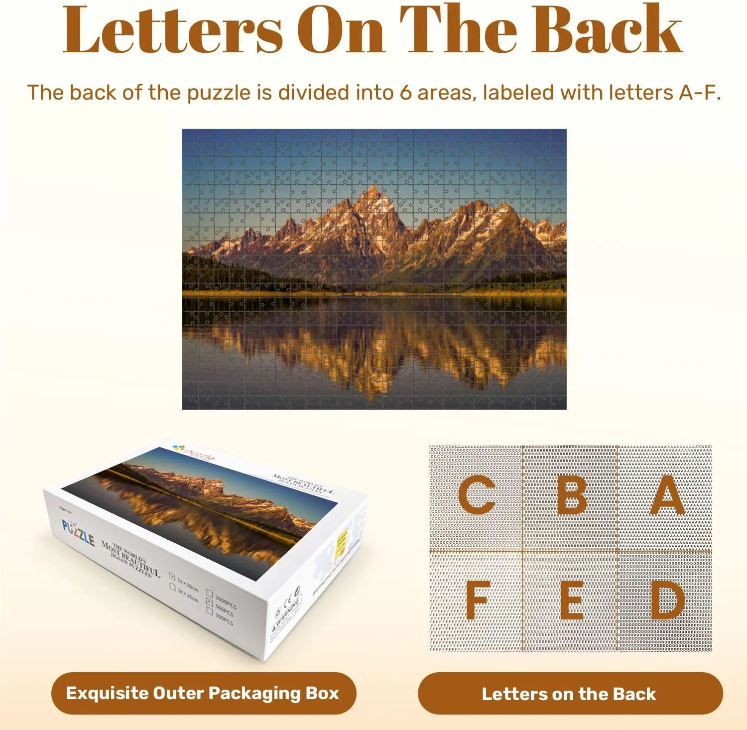Jigsaw Puzzles 500 Pieces for Adult Grand Teton National Park 2022 Puzzle Game for Family Wooden Puzzle Toy Educational Games Puzzles for Home Decor