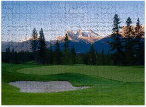 Jigsaw Puzzles 500 Pieces for Adult Rockies Puzzle Game for Family Wooden Puzzle Toy Educational Games Puzzles for Home Decor