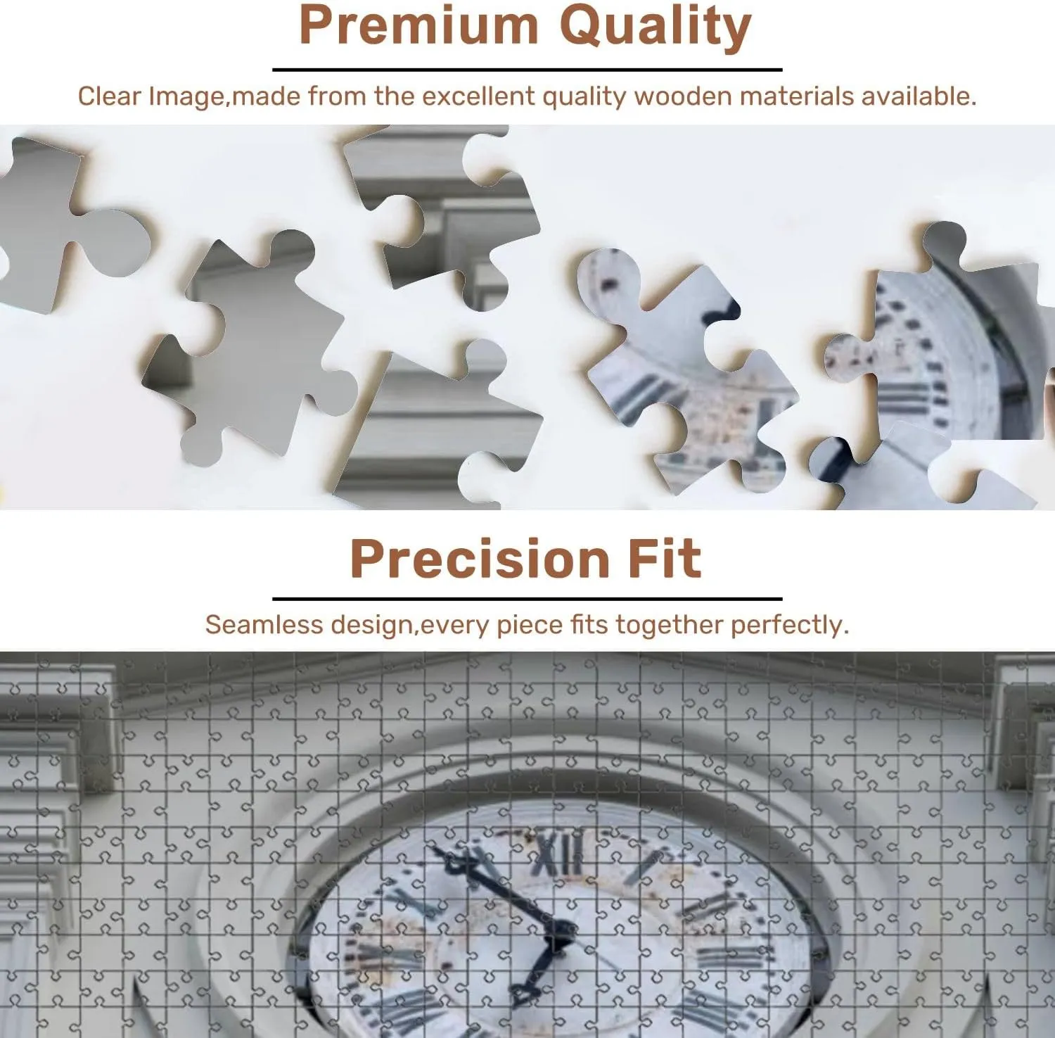 Jigsaw Puzzles 500 Pieces for Adult St Louis Cathedral New Orleans LA Puzzle Game for Family Wooden Puzzle Toy Educational Games Puzzles for Home Decor