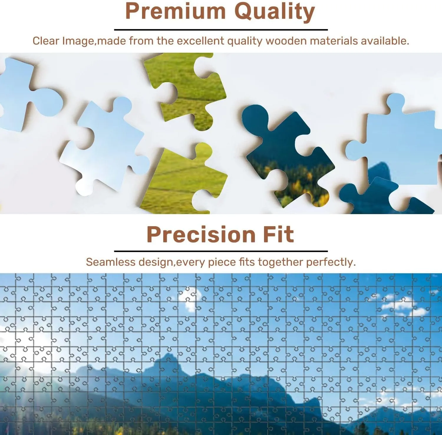 Jigsaw Puzzles 500 Pieces for Adult Three Sisters Sports Complex Multi use Field Playground Canmore Puzzle Game for Family Wooden Puzzle Toy Educational Games Puzzles for Home Decor