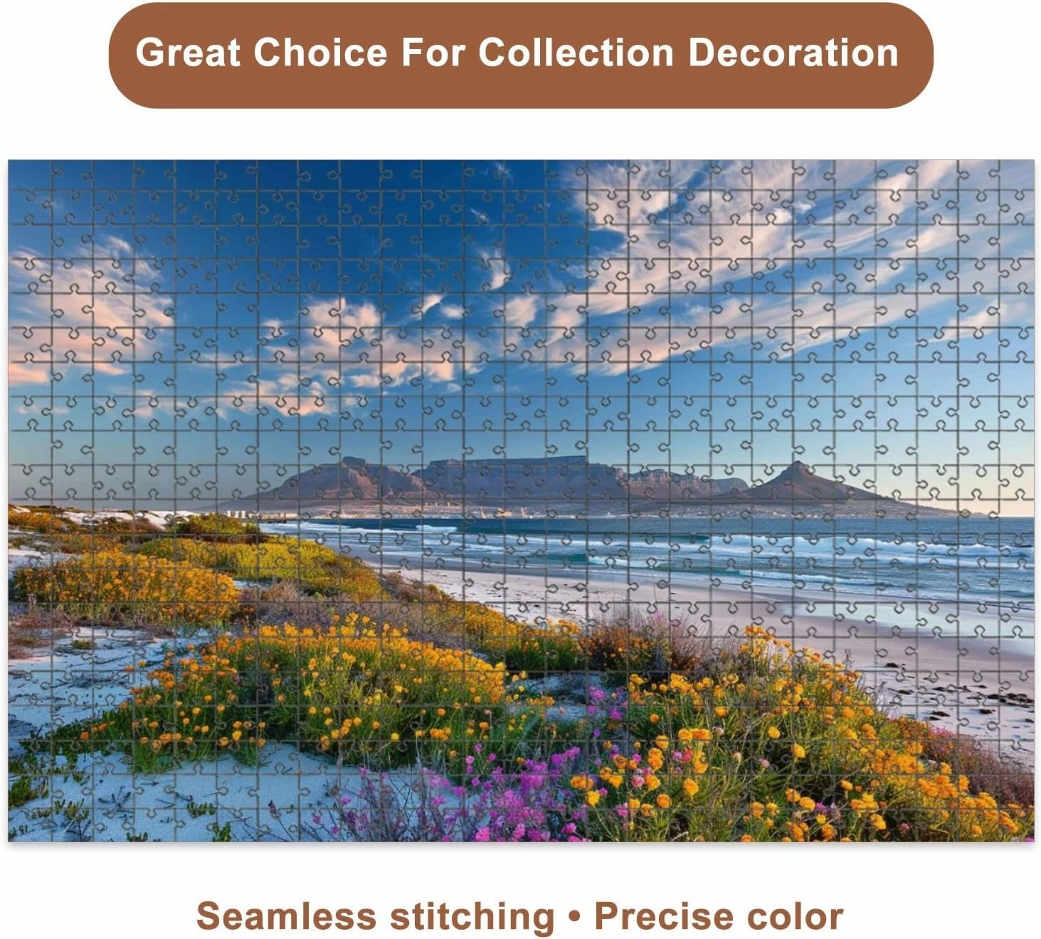 Jigsaw Puzzles 500 Pieces for Adult Scenic View Cape Town South Africa from bloubergstrand Puzzle Game for Family Wooden Puzzle Toy Educational Games Puzzles for Home Decor