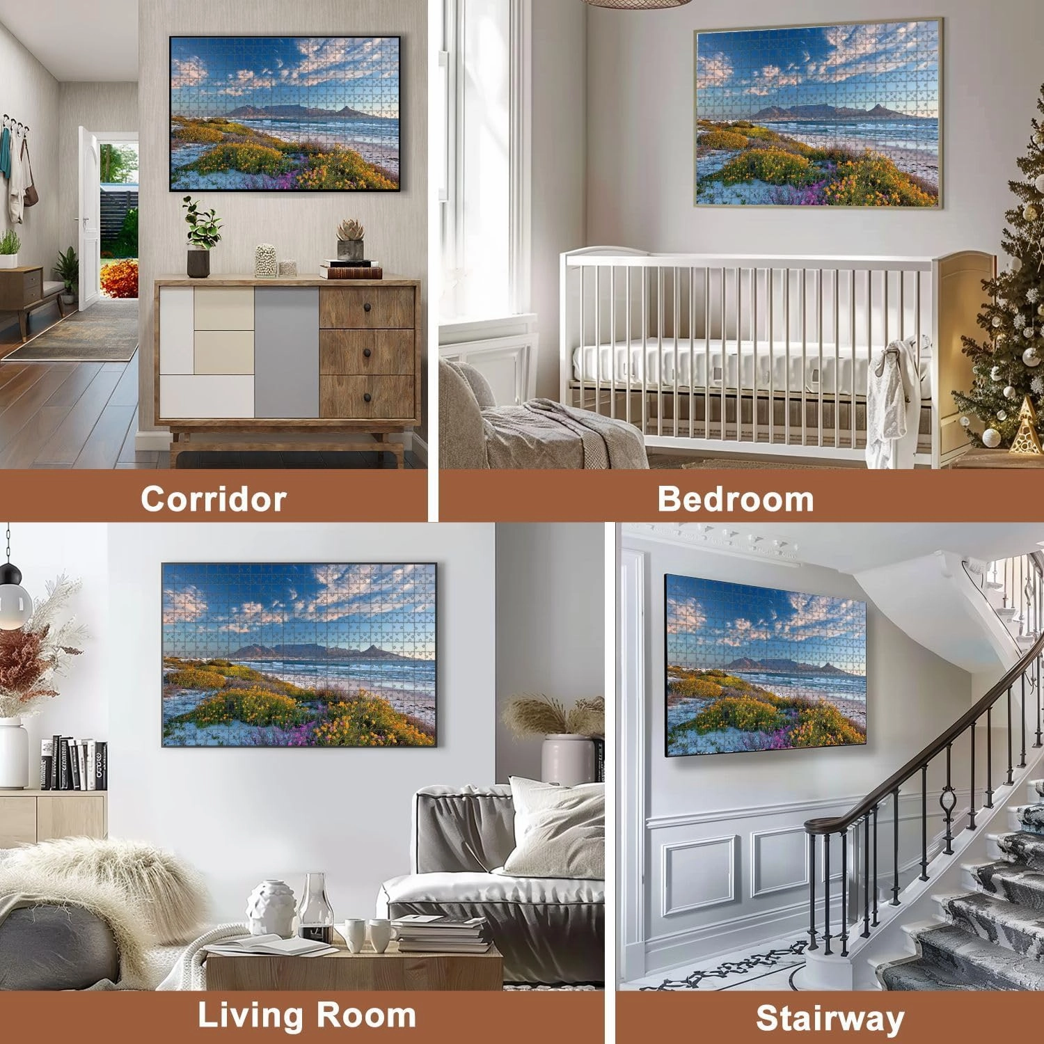 Jigsaw Puzzles 500 Pieces for Adult Scenic View Cape Town South Africa from bloubergstrand Puzzle Game for Family Wooden Puzzle Toy Educational Games Puzzles for Home Decor