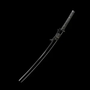JIHPEN sword, Black Katana,Full Tang Samurai Sword,Sharp,Spring Steel Blade with Black Scabbard - 41inch Variety of Styles to Choose from
