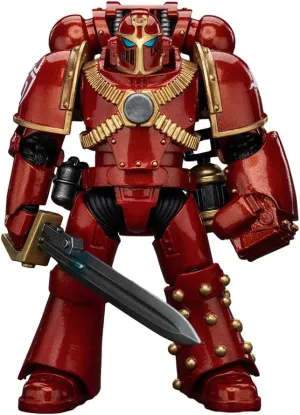 JOYTOY 1/18 Action Figure Warhammer 30K The Horus Heresy Thousand Sons Legion MK IV Tactical Squad Sergeant with Power Fist Collection Model Birthday Gifts 4.72 inch