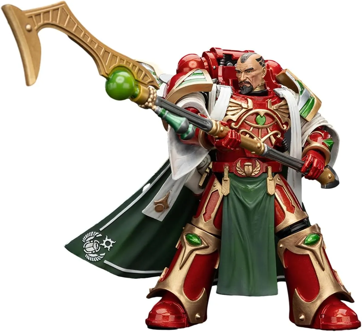 JOYTOY 1/18 Action Figure Warhammer 30K The Horus Heresy Thousand Sons Magistus Amon Collection Model Birthday Gifts 4.84 inch