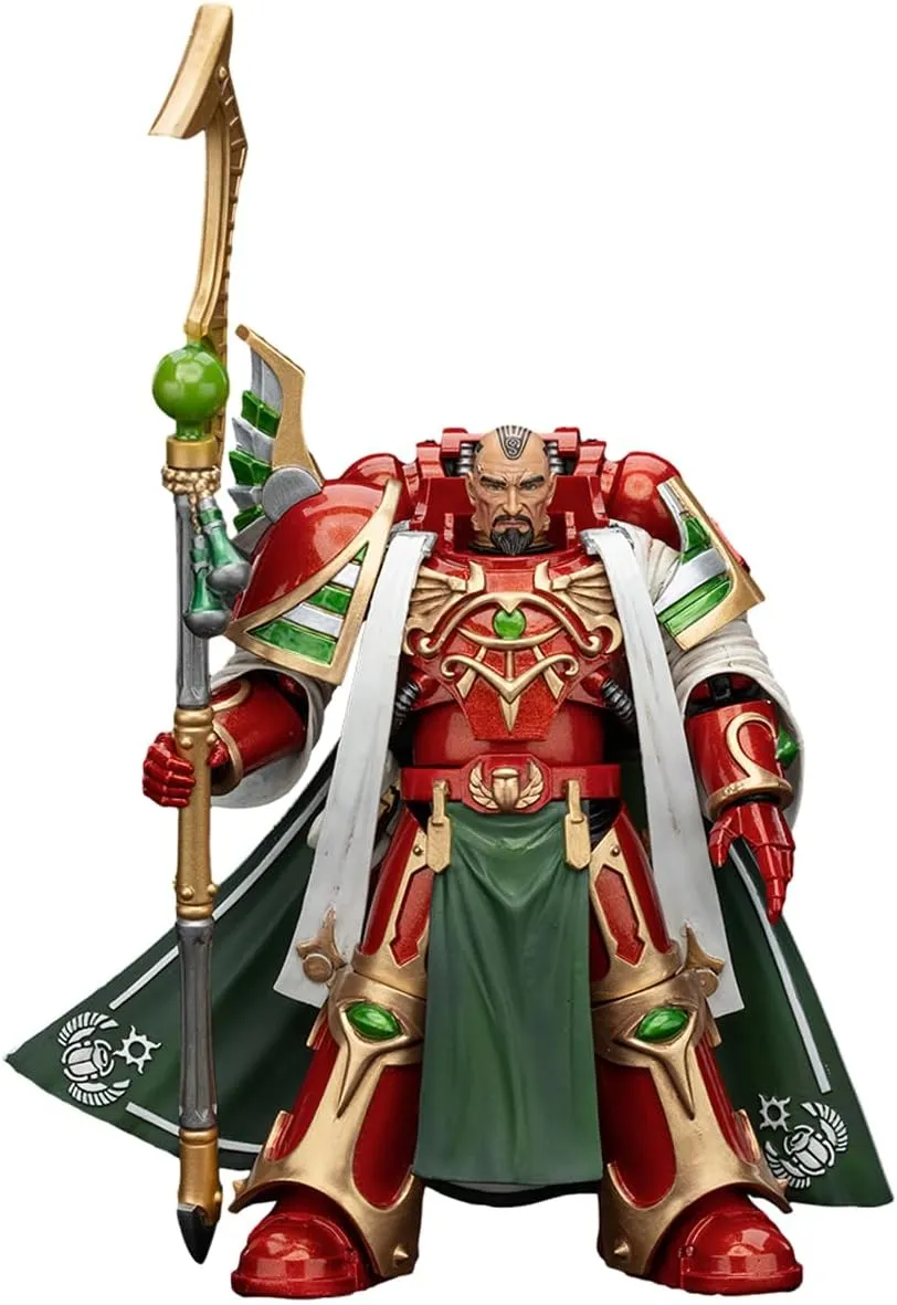 JOYTOY 1/18 Action Figure Warhammer 30K The Horus Heresy Thousand Sons Magistus Amon Collection Model Birthday Gifts 4.84 inch