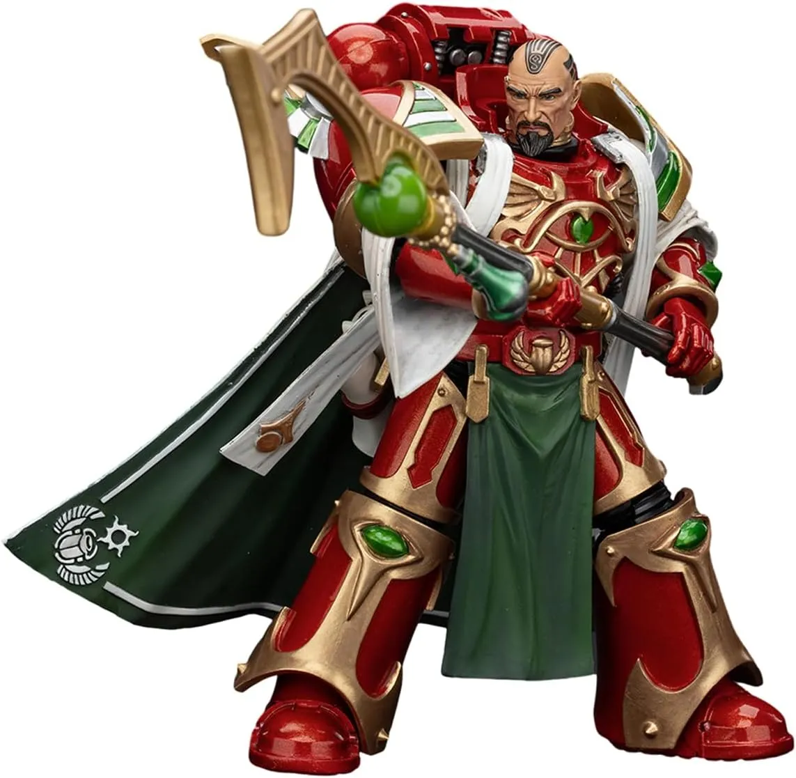 JOYTOY 1/18 Action Figure Warhammer 30K The Horus Heresy Thousand Sons Magistus Amon Collection Model Birthday Gifts 4.84 inch