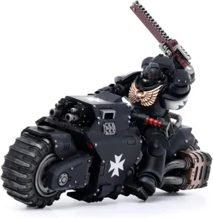 JOYTOY Warhammer 40,000 Action Figure 1/18 Black Templars Motorcycle Outriders and Brother Valtus Model…