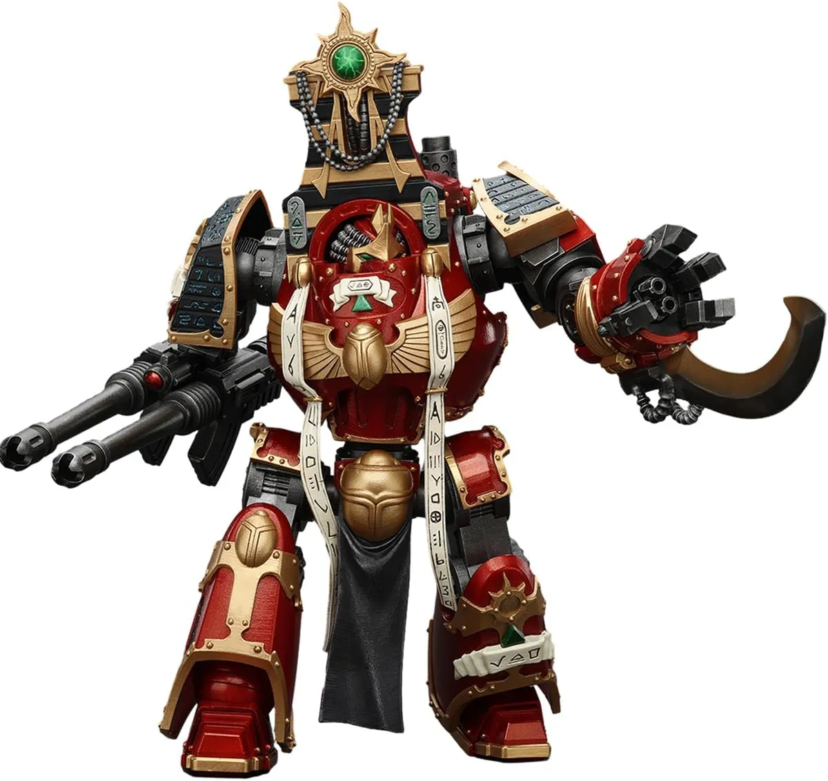 JOYTOYAction Figure 1/18 Strife The Horus Heresy Thousand Sons Contemptor-Osiron Dreadnought with Gravis Force Blade and Gravis Autocannon Collection Model Birthday Gifts 11.81 inch