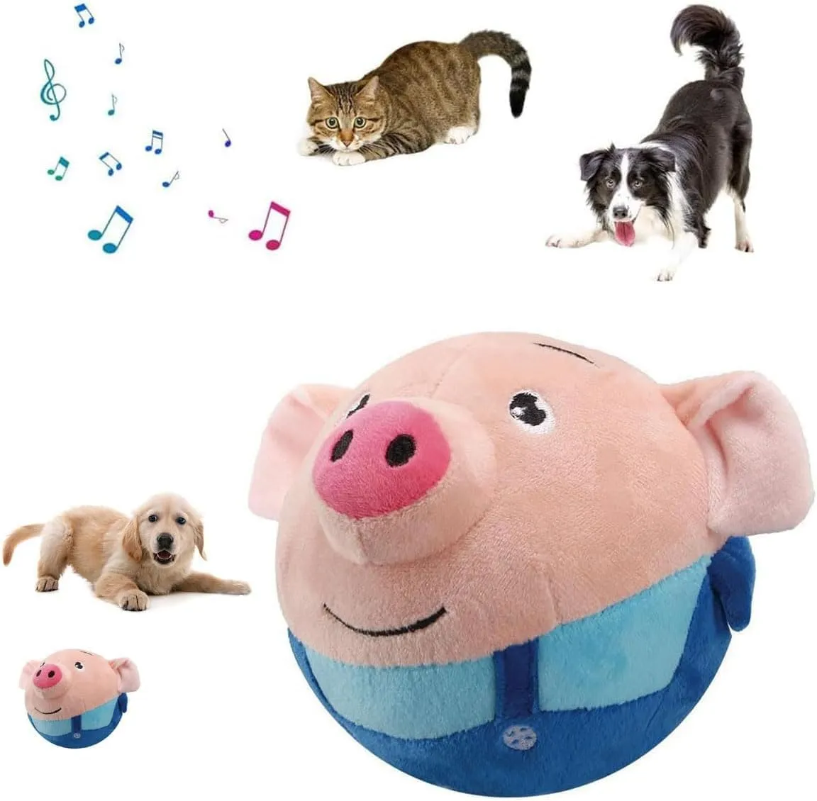 Jumping piggy ball | interactive toy ball