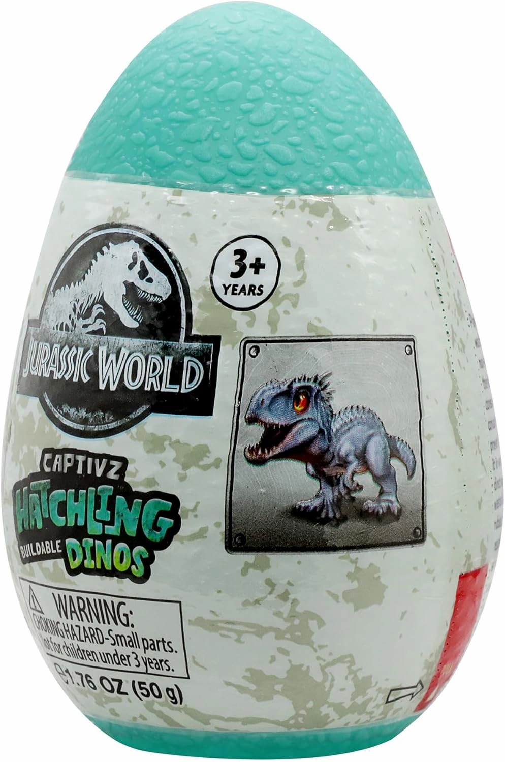 Jurassic World CAPTIVZ HATCHLINGS Edition Slime Eggs with BUILDABLE Baby Dinosaur Toy and Slime. Ideal Present for Boys and Girls. Styles Vary, ONE SUPLKIED at Random