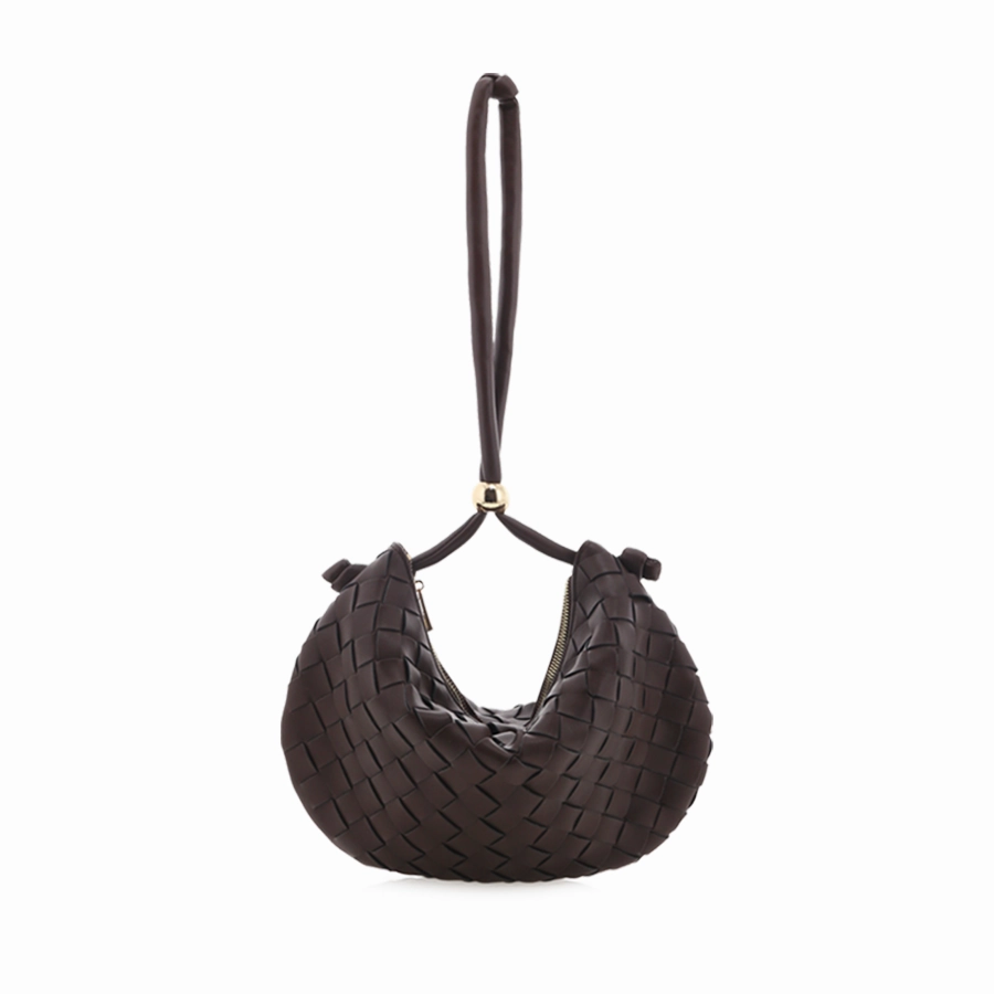 KACEY HANDLE BAG - CHOCOLATE