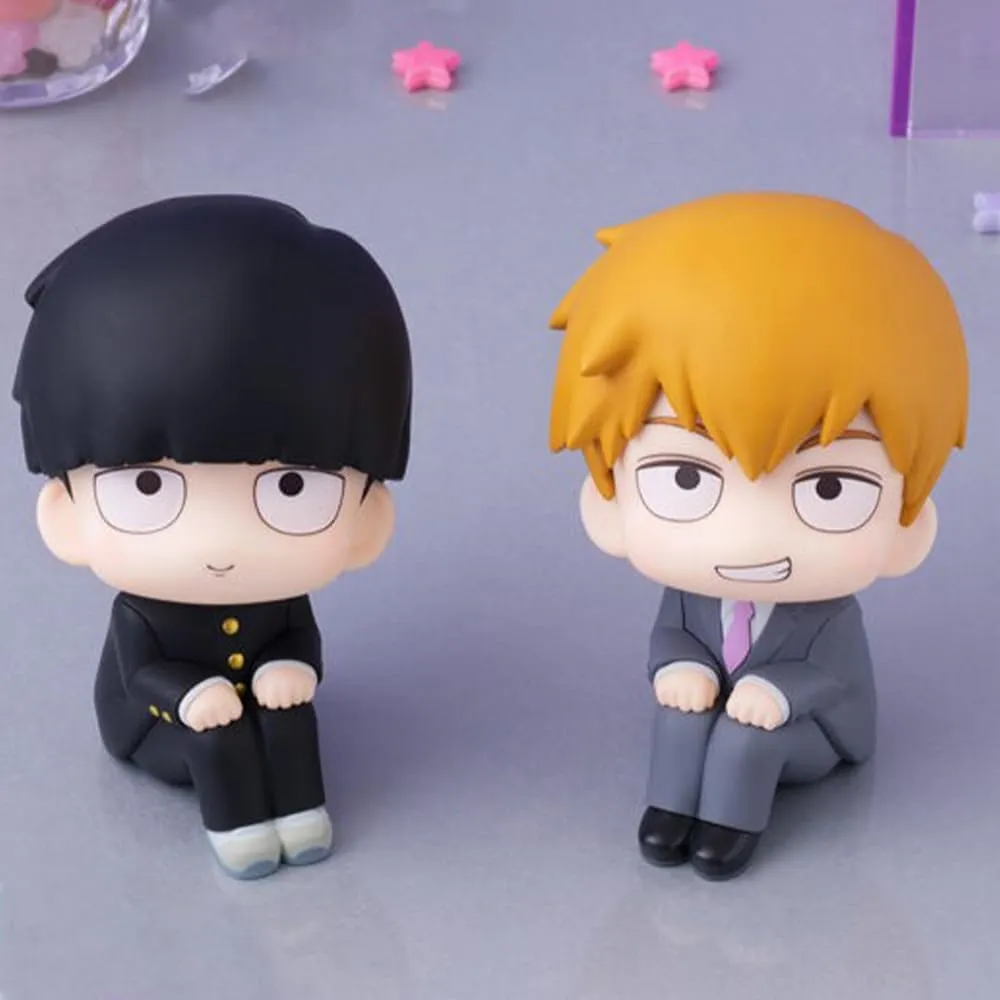 Kageyama Shigeo/Mob Figure Reigen Look Up Figure Anime Figurine Mini Cartoon Action Figure Statue Collectible PVC Model Desktop Decoration Gifts 11cm/4.3in
