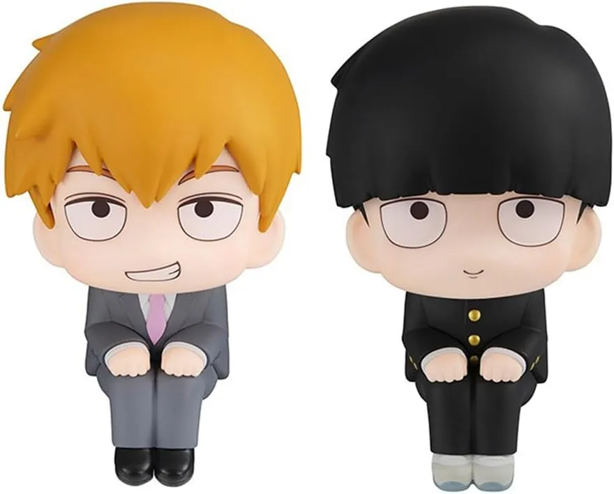 Kageyama Shigeo/Mob Figure Reigen Look Up Figure Anime Figurine Mini Cartoon Action Figure Statue Collectible PVC Model Desktop Decoration Gifts 11cm/4.3in