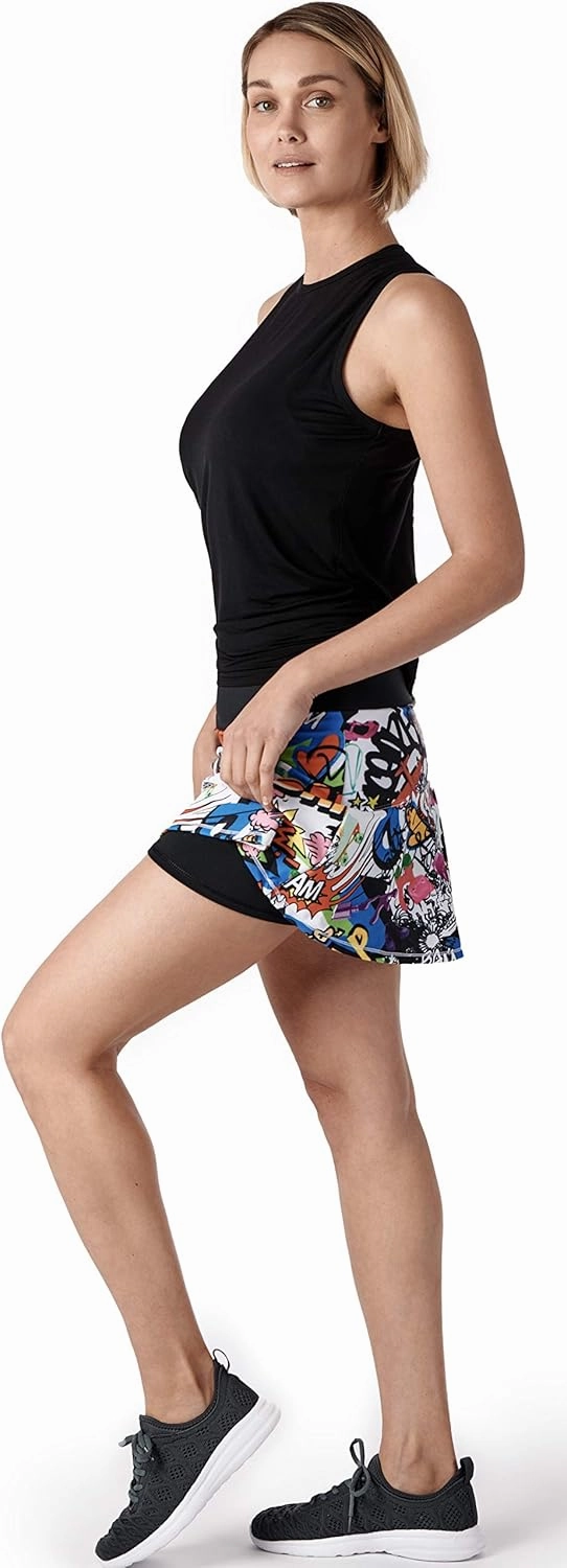 Kapow! Performance Tennis Skirt | Running | Pickle Ball Skort