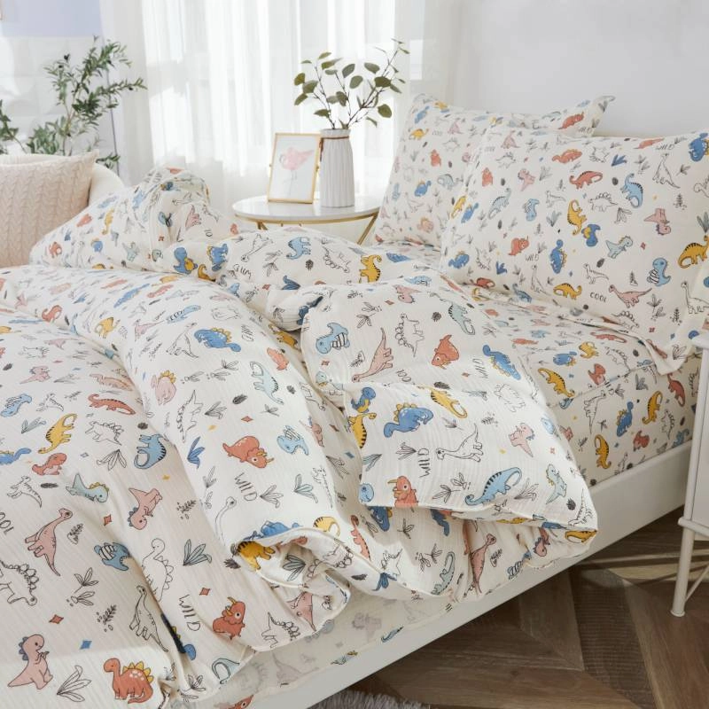 Kid 's Duvet Cover Set-Dinosaurs
