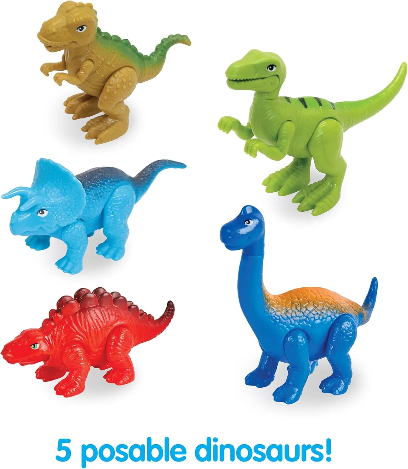 Kidoozie Dino Adventure Hauler - Interactive Vehicle & Playset with Lights & Sounds!
