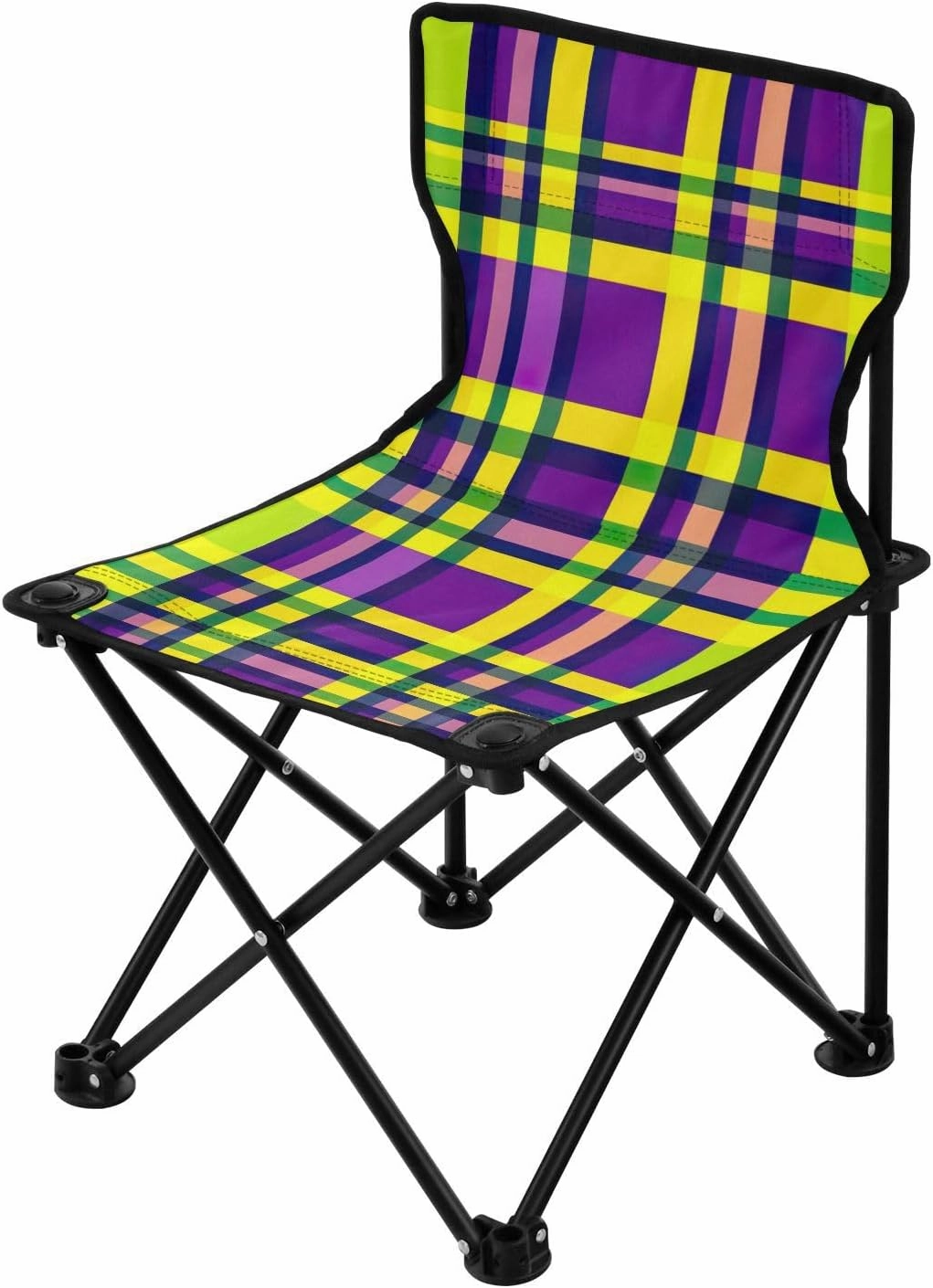 Kigai Folding Camping Chair Heavy Duty Chair Ultralight Compact Portable Beach Chair for Outdoor Camp, Hiking, Travel, Beach, Sporting Event and Picnic, Mardi Gras