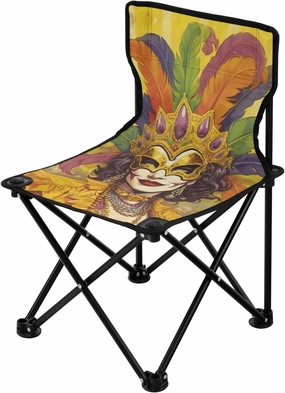 Kigai Folding Camping Chair Heavy Duty Chair Ultralight Compact Portable Beach Chair for Outdoor Camp, Hiking, Travel, Beach, Sporting Event and Picnic, Mardi Gras