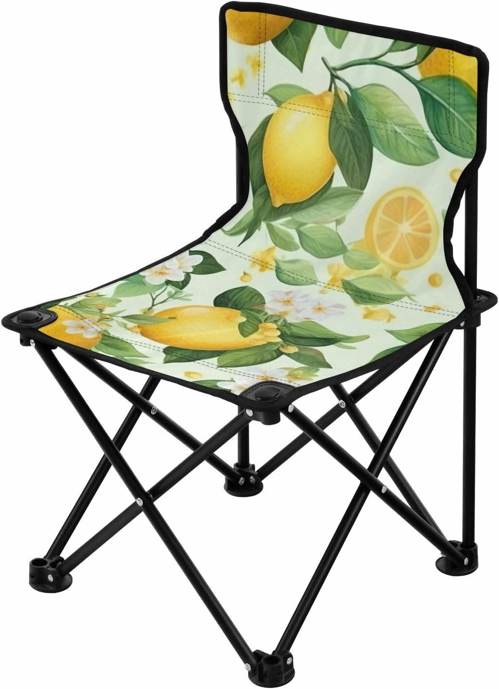 Kigai Folding Camping Chair Heavy Duty Chair Ultralight Compact Portable Beach Chair for Outdoor Camp, Hiking, Travel, Beach, Sporting Event and Picnic, Peacock Feathers