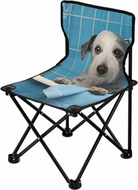Kigai Folding Camping Chair Heavy Duty Chair Ultralight Compact Portable Beach Chair for Outdoor Camp, Hiking, Travel, Beach, Sporting Event and Picnic, Shower Dog
