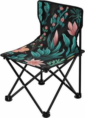 Kigai Folding Camping Chair Heavy Duty Chair Ultralight Compact Portable Beach Chair for Outdoor Camp, Hiking, Travel, Beach, Sporting Event and Picnic, Spring Flowers
