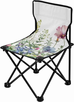 Kigai Folding Camping Chair Heavy Duty Chair Ultralight Compact Portable Beach Chair for Outdoor Camp, Hiking, Travel, Beach, Sporting Event and Picnic, Spring Flowers