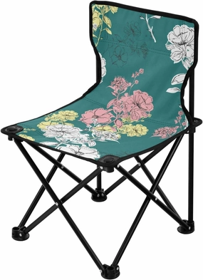 Kigai Folding Camping Chair Heavy Duty Chair Ultralight Compact Portable Beach Chair for Outdoor Camp, Hiking, Travel, Beach, Sporting Event and Picnic, Vintage Flower