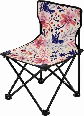 Kigai Folding Camping Chair Heavy Duty Chair Ultralight Compact Portable Beach Chair for Outdoor Camp, Hiking, Travel, Beach, Sporting Event and Picnic, Vintage Flower
